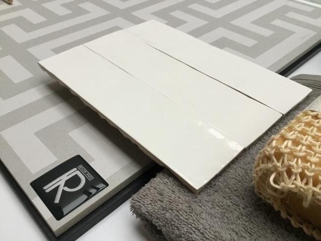 ELYSEE-SORBONNE PEDRO GRIS & ATELIER 6.2X25 BLANC DE LIN GLOSSY