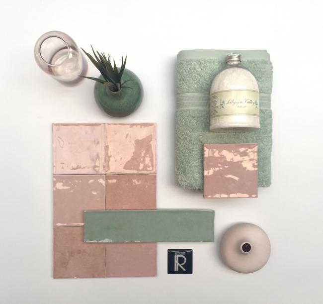MOODBOARD VIEUX ROSE 10X10 GLOSSY